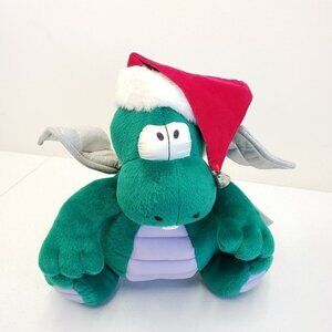 Proffitts 16" Spark E Dragon Christmas Holiday Santa Hat 1992 Vintage Plush